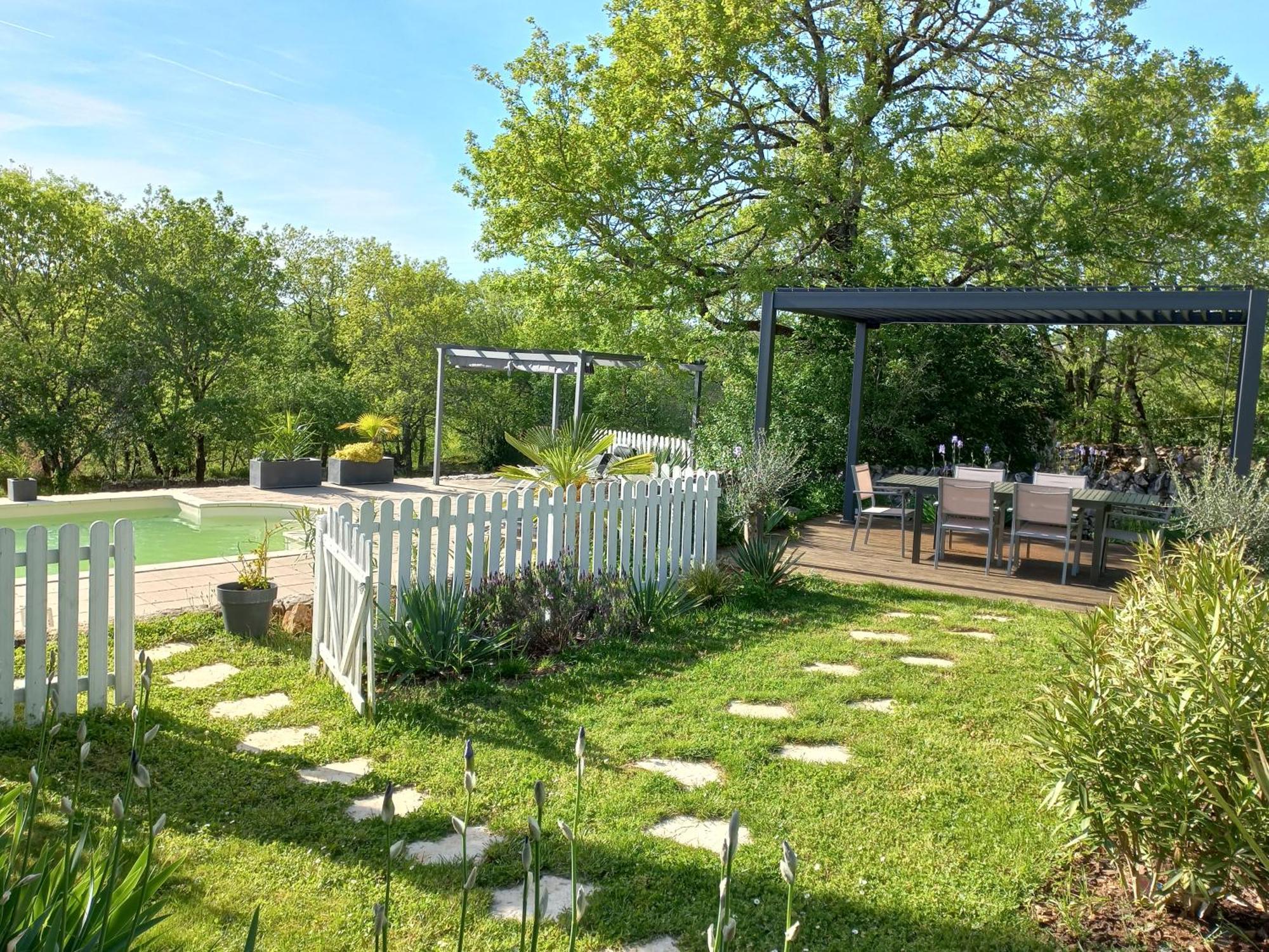 Maison De Campagne Avec Piscine Beduer ภายนอก รูปภาพ