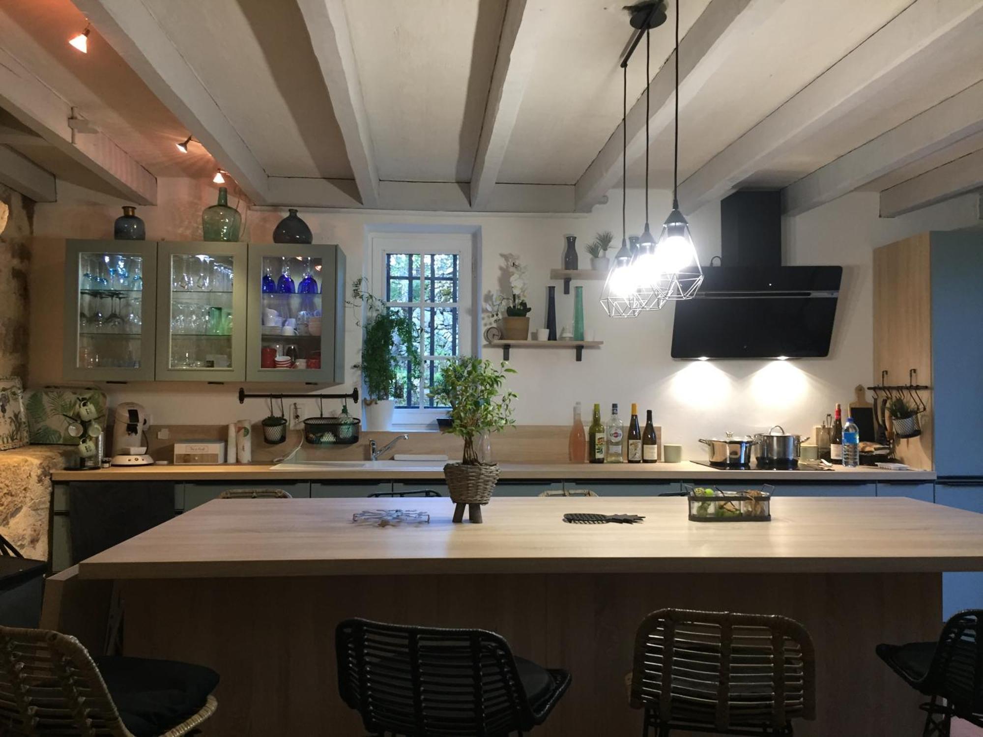 Maison De Campagne Avec Piscine Beduer ภายนอก รูปภาพ